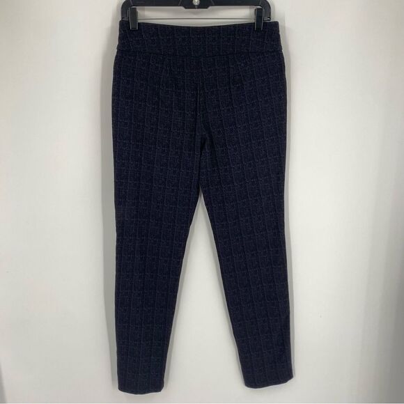 Style & Co. Charcoal Blue Checked Pull On Trouser size S - Picture 3 of 3